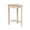 International Concepts Corner Accent Table, Unfinished OT-95 - alternate 9